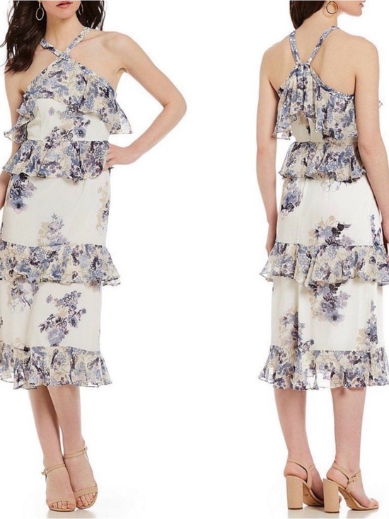 Gianni Bini Dresses & Skirts - Gianni Bini Erin Halter Midi Dress Size 0